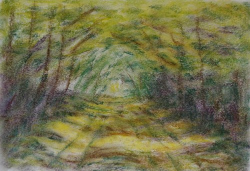 Michael Emmert, Waldweg1, Pastell